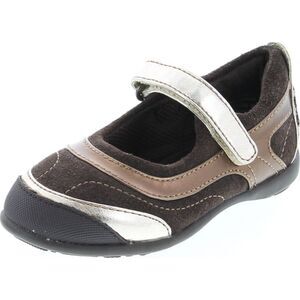 Jumping Jacks Gloria Chocolate Brown ToddlerG flats-shoes 8.5 NEW